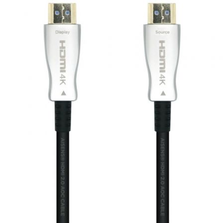 Aisens Cable HDMI V2.0 AOC Premium 50m Negro 18Gbps 4K@60Hz Aisens Cable HDMI V2.0 AOC Premium 50m Negro 18Gbps 4K@60Hz